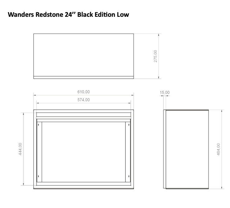 Wanders Redstone 24'' Black Edition Low