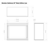 Wanders Redstone 24'' Black Edition Low
