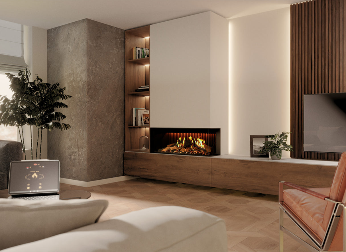 DRU Virtuo 100/2 Evolve - Elektrische 2-zijdig haard - Hologramhaard