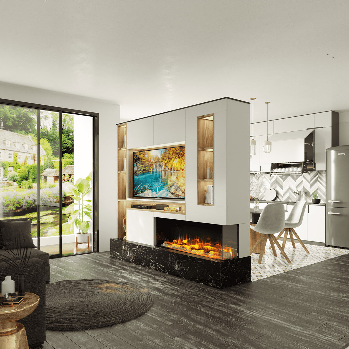 Charlton & Jenrick i-1250e Deep - Elektrische haard - 125cm