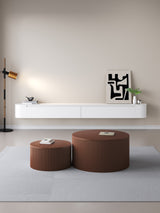 Chic TV meubel Rond - 180cm - Wit