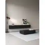 TV meubel 240cm - URBAN Exclusive Collection - Zwart eiken 4