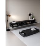 TV meubel zwart eiken 300cm 3